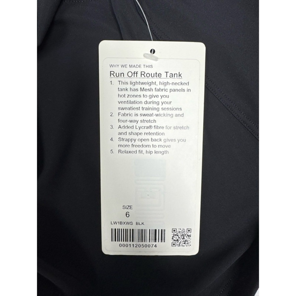 Lululemon Run Off-Route Tank
Black - Picture 4 of 7